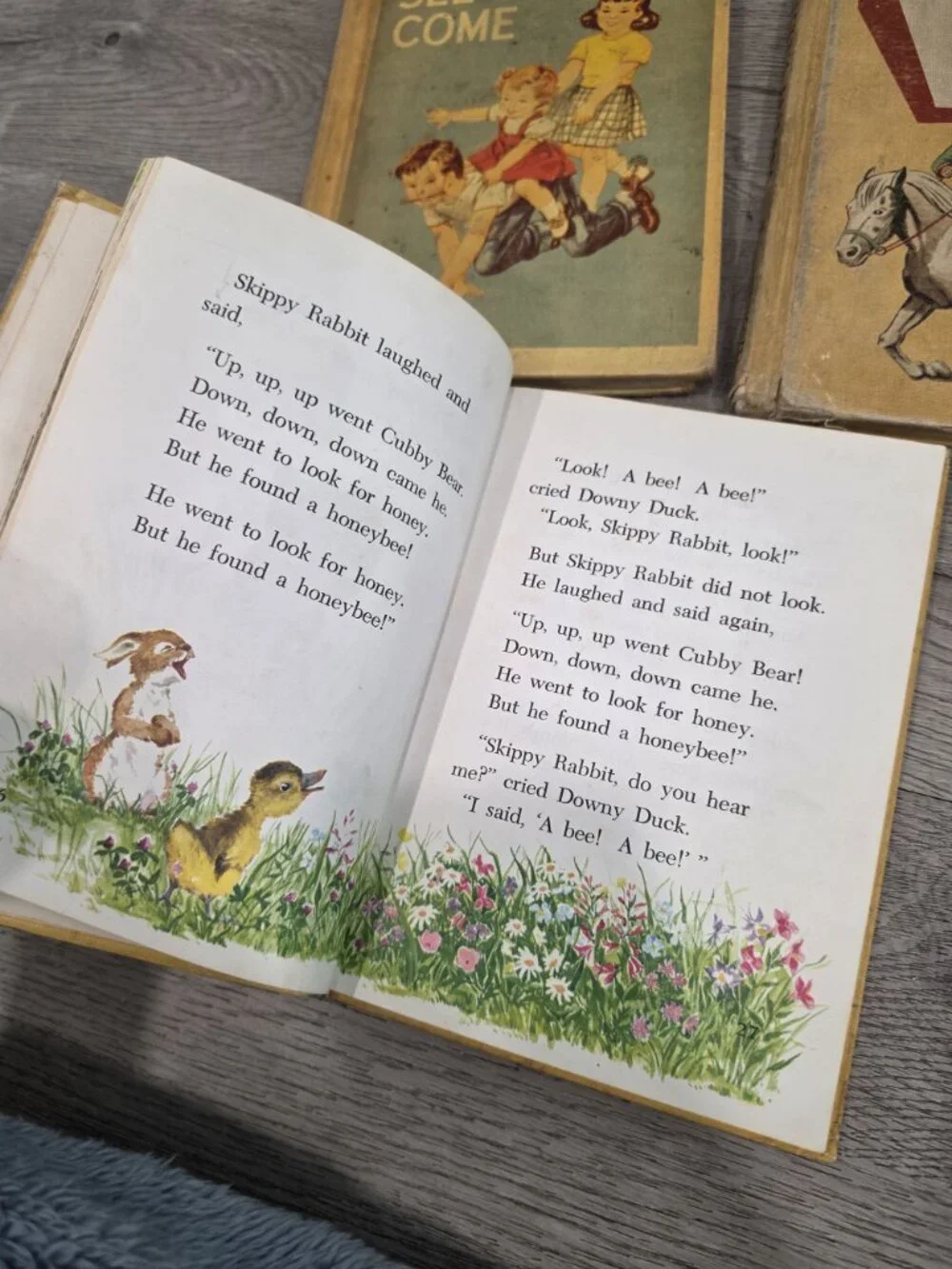 Vintage Childrens Books Lot: See Us Come Watch Me Buckys Friends